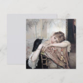 The Parisienne von Albert Edelfelt 1883 (Vorne/Hinten)