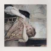 The Parisienne von Albert Edelfelt 1883 Puzzle (Horizontal)