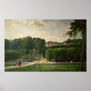 The Park at St. Cloud, 1865 Poster