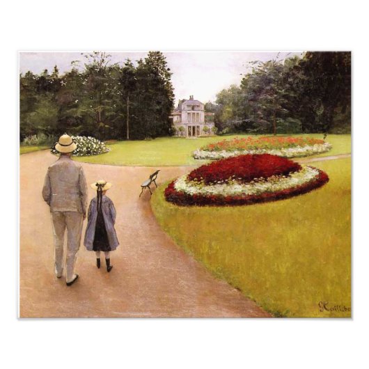 The Park of Caillebotte Property, Fotodruck (Vorne)