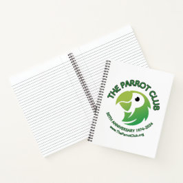 The Parrot Club 50 Jahre Jubiläum Spiral Notebook Notizblock