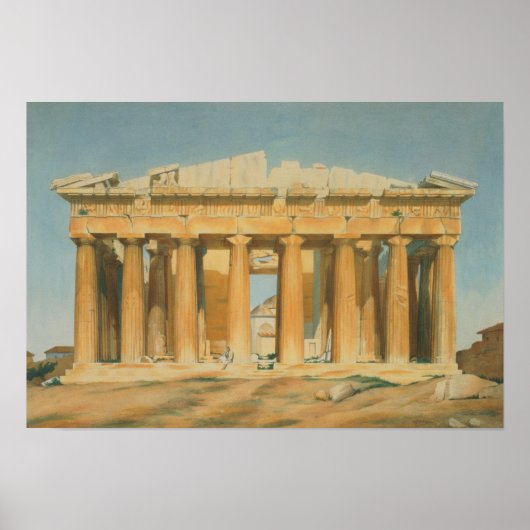 The Parthenon, Athen, 1810-37 Poster (Vorne)