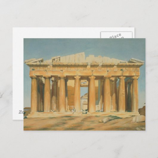The Parthenon, Athen, 1810-37 Postkarte (Vorne/Hinten)