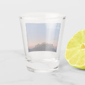 The Parthenon Athens Greece Sunset Souvenir Schnapsglas (Rückseite)