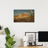 The Parthenon, Frederic Edwin Church - ,(1871) Poster (Heimbüro)