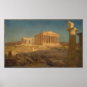 The Parthenon, Frederic Edwin Church - ,(1871) Poster