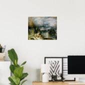 The Parting of Hero and Leander (oil on canvas) Poster (Heimbüro)