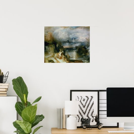 The Parting of Hero and Leander (oil on canvas) Poster (Heimbüro)