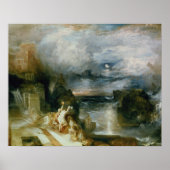 The Parting of Hero and Leander (oil on canvas) Poster (Vorne)