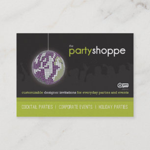 The Party Shoppe NEW Business Cards (9/2016) Visitenkarte