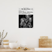The Party Times Newspaper New Year New Era Poster (Küche)