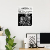 The Party Times Newspaper New Year New Era Poster (Heimbüro)