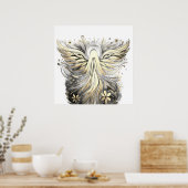 The Pastel Retro Angel Poster (Küche)