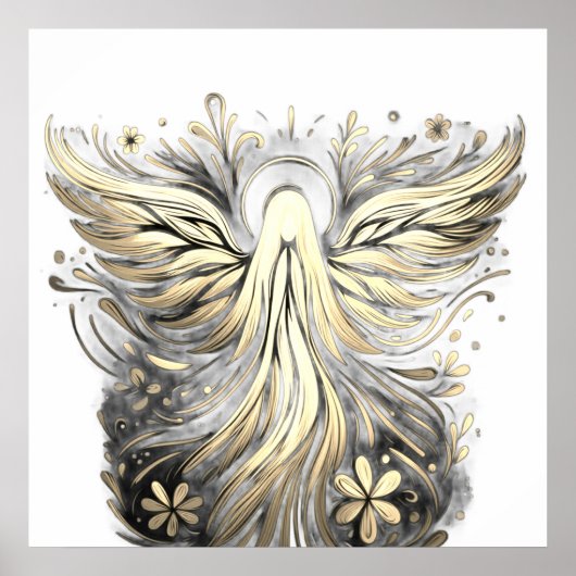 The Pastel Retro Angel Poster (Vorne)