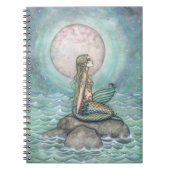 The Pastel Sea Fantasy Art Mermaid-Notebook Notizblock (Vorderseite)