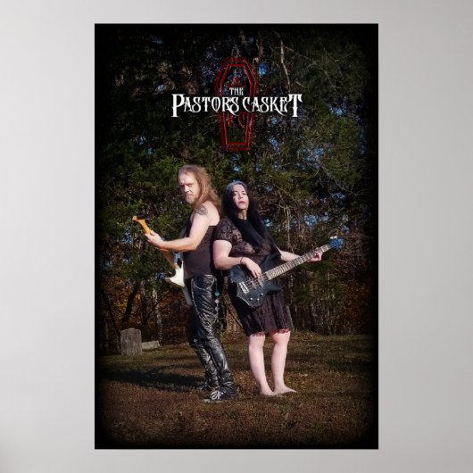 The Pastor's Casket graveyard poster (Vorne)