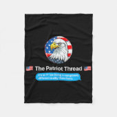 The Patriot Thread Living A Completely Different R Fleecedecke (Vorderseite)