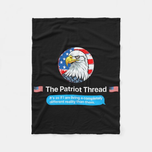 The Patriot Thread Living A Completely Different R Fleecedecke (Vorderseite)