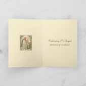 The Patroness Saint Of Dairy Workers St Brigid Karte (Innenseite)