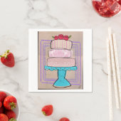 The Patterened Pastel Tower Serviette (Beispiel)