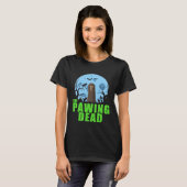 The Pawing Dead  Zombie Sloth Paw Halloween Costum T-Shirt (Vorne ganz)