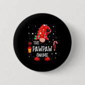 The Pawpaw Gnome Matching Family Christmas Gnome P Button (Vorderseite)