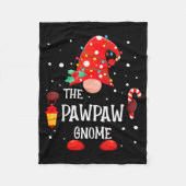 The Pawpaw Gnome Matching Family Christmas Gnome P Fleecedecke (Vorderseite)