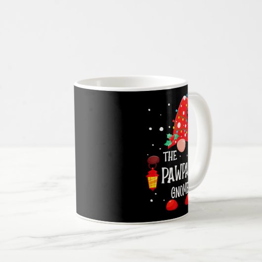The Pawpaw Gnome Matching Family Christmas Gnome P Kaffeetasse (VorderseiteRechts)