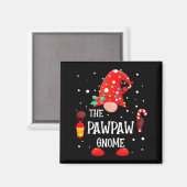 The Pawpaw Gnome Matching Family Christmas Gnome P Magnet (Vorderseite/Rückseite)