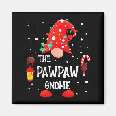 The Pawpaw Gnome Matching Family Christmas Gnome P Magnet (Vorne)