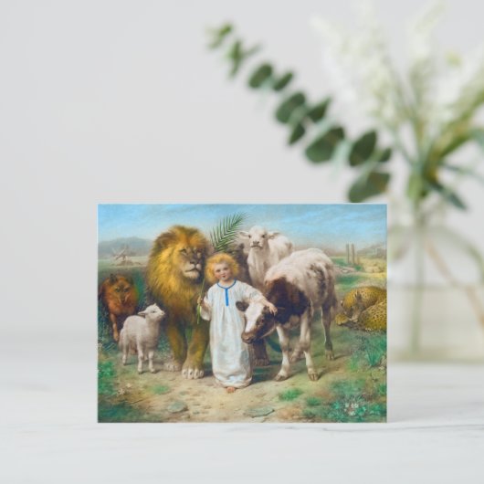 The Peace, 1896 von William Strutt Postkarte (Stehend Vorderseite)