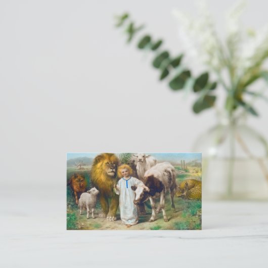 The Peace, 1896 von William Strutt Visitenkarte (Stehend Vorderseite)