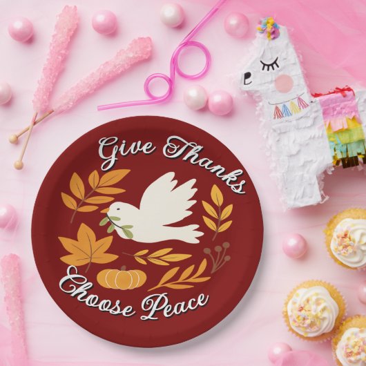 The Peace Collection Paper Plate Pappteller (Party)