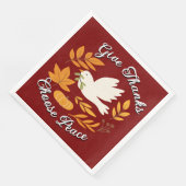 'The Peace Collection' Papiertaschentuch Serviette (Ecke)