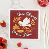 'The Peace Collection' Papiertaschentuch Serviette (Beispiel)