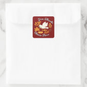 "The Peace Collection"-Sticker Quadratischer Aufkleber (Tasche)