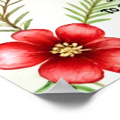 The Peace We Find at Christmas Time Poster (Ecke)