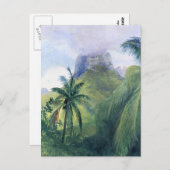 'The Peak of Mauna Roa' - John LaFarge Postcard Postkarte (Vorne/Hinten)