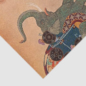 "The Pearl Warrior" von Edmund Dulac Seidenpapier (Ausschnitt)