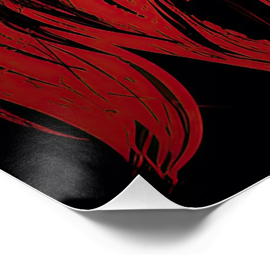 The Pekingese Dog, Red and Black 002 - Ulises Dall Poster (Ecke)