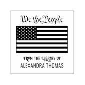 The People USA Flag Library Name Permastempel (Design)
