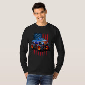 The perfect American Flag Monster Truck's Rule T-Shirt (Vorne ganz)