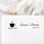 The Perfect Blend Coffee Script Wedding Favor (Insitu)