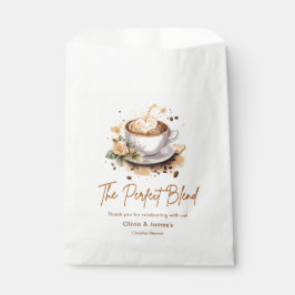 The Perfect Blend Coffee Wedding Couples Shower Geschenktütchen