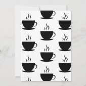 The Perfect Blend Coffee Wedding Einladung (Rückseite)