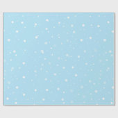 the perfect blue Christmas wrapping paper Geschenkpapier (Flach)