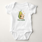 The Perfect Cuddle with Avocado and Toast Baby Strampler (Vorderseite)