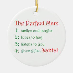 The Perfect Man-circle ornament
