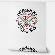 The Perfect Match Barber Shop Vintage Valentine Wa