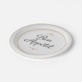 The Perfect Plate for Every Bite! Pappteller (Schrägansicht)